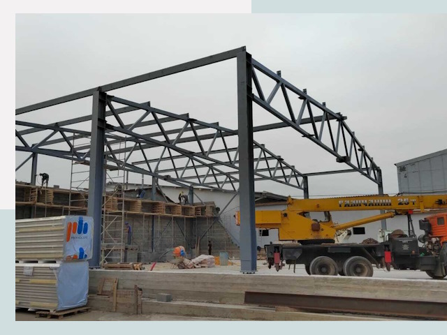 Строительство цехов в Арзамасе