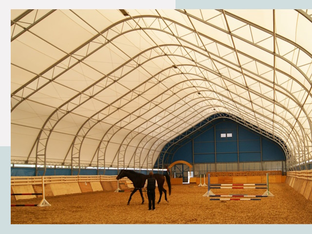 Строительство конных манежей в Арзамасе