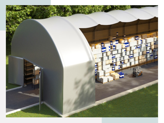 Тентовые ангары в Арзамасе