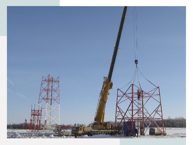 Монтаж вышек связи в Арзамасе