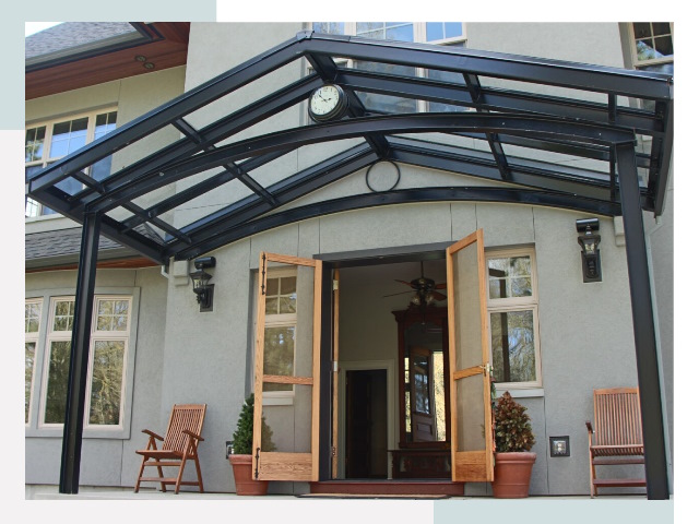 Козырьки металлические в Арзамасе