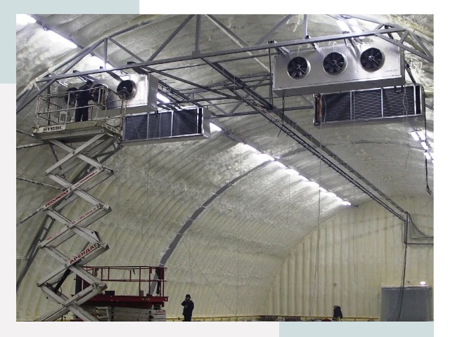 Оснащение ангаров в Арзамасе