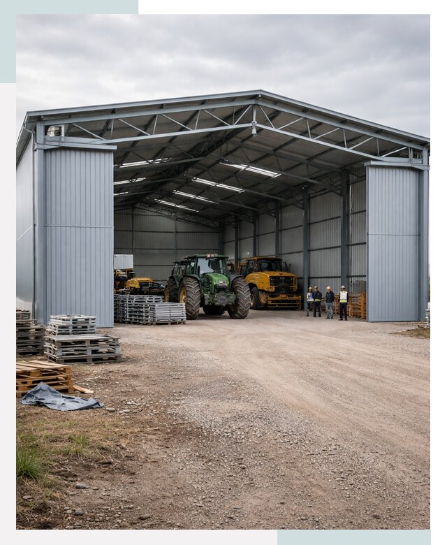 Ангары для сельхозтехники в Арзамасе от 21722 р. | СтальСтрой-Рзм