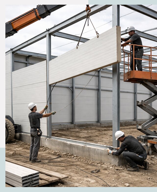 Строительство складов из сэндвич панелей в Арзамасе под ключ