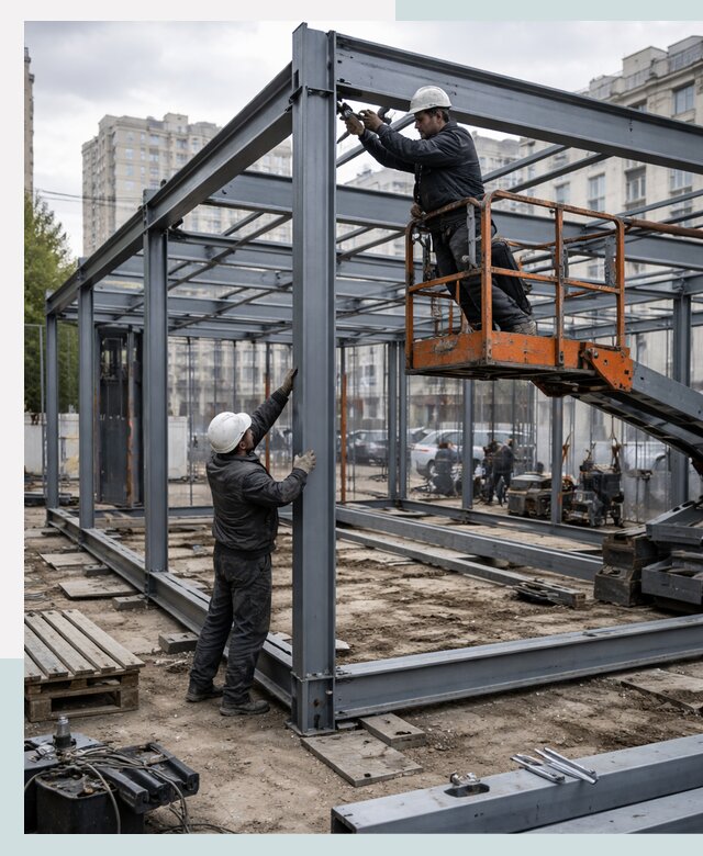 Строительство и монтаж торговых павильонов под ключ в Арзамасе